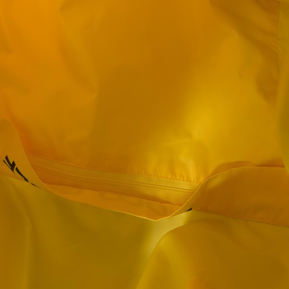 Vintage Polo Golf Ralph Lauren Rain Jacket Yellow Full Zip Packable Mens Size XL - Picture 12 of 12